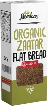 Meadows Organic Zaatar Flat Bread, 140 g